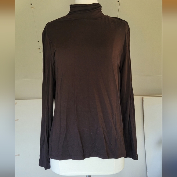 Style & Co Brown Long Sleeve Turtleneck Size L | Fall Fashion - Picture 3 of 5